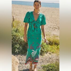 NWT Beach Riot x Anthropologie Marta Midi Dress 2x